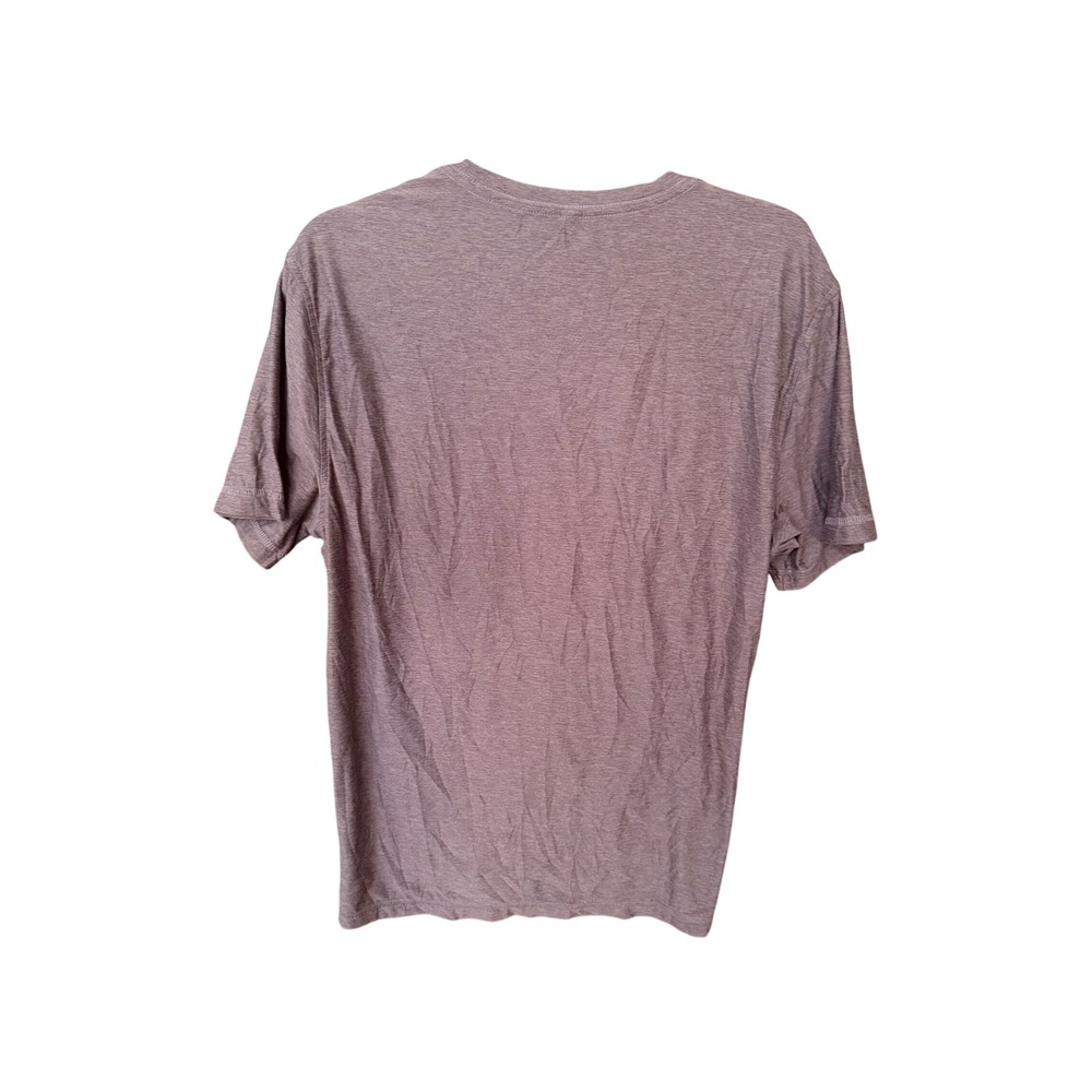 Vuori Tee Mens Large Mauve Heather Performance T-Shirt - Picture 5 of 5